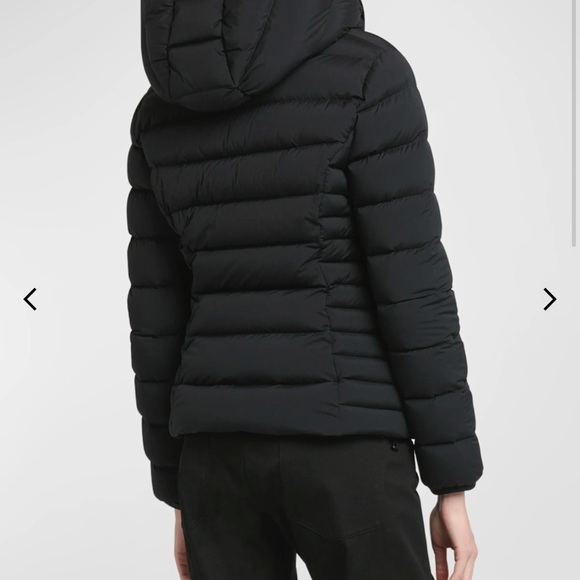 Moncler Herbe Stretch Nylon Hooded Puffer Jacket - Picture 4 of 12